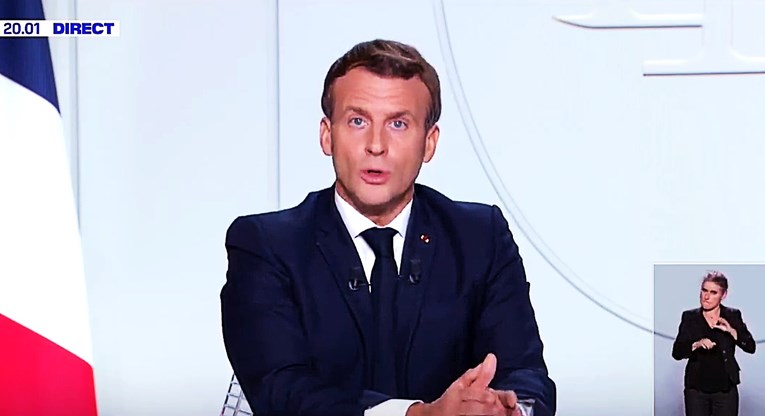 VIDEO Macron proglasio lockdown. Ljudi će morati opravdati svaki izlazak iz kuće