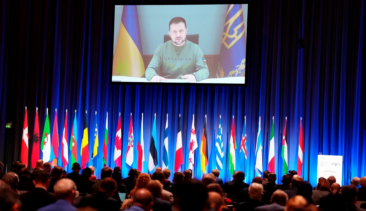 Zelenski na skupštini NATO-a: Hamas i Rusija su koristili istu taktiku