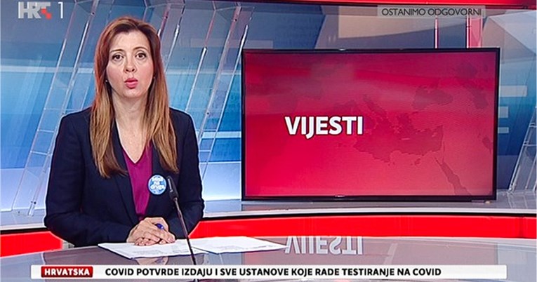 Gaf HRT-ove voditeljice: "Sve se više spominje lambada soj"