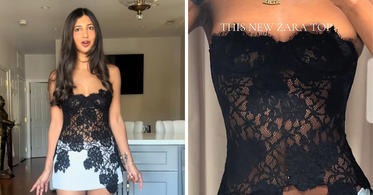Crni čipkasti top iz Zare nestao je s webshopa. Jasno je i zašto