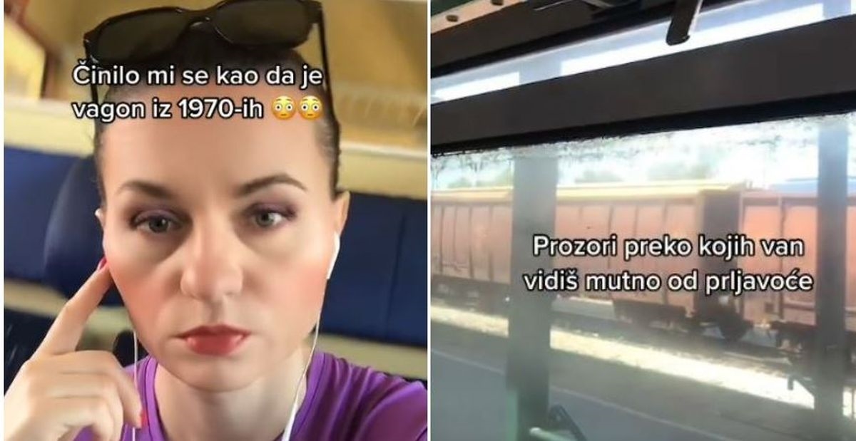 Tiktokerica snimila što je sve doživjela tijekom vožnje HŽ-ovim vlakom