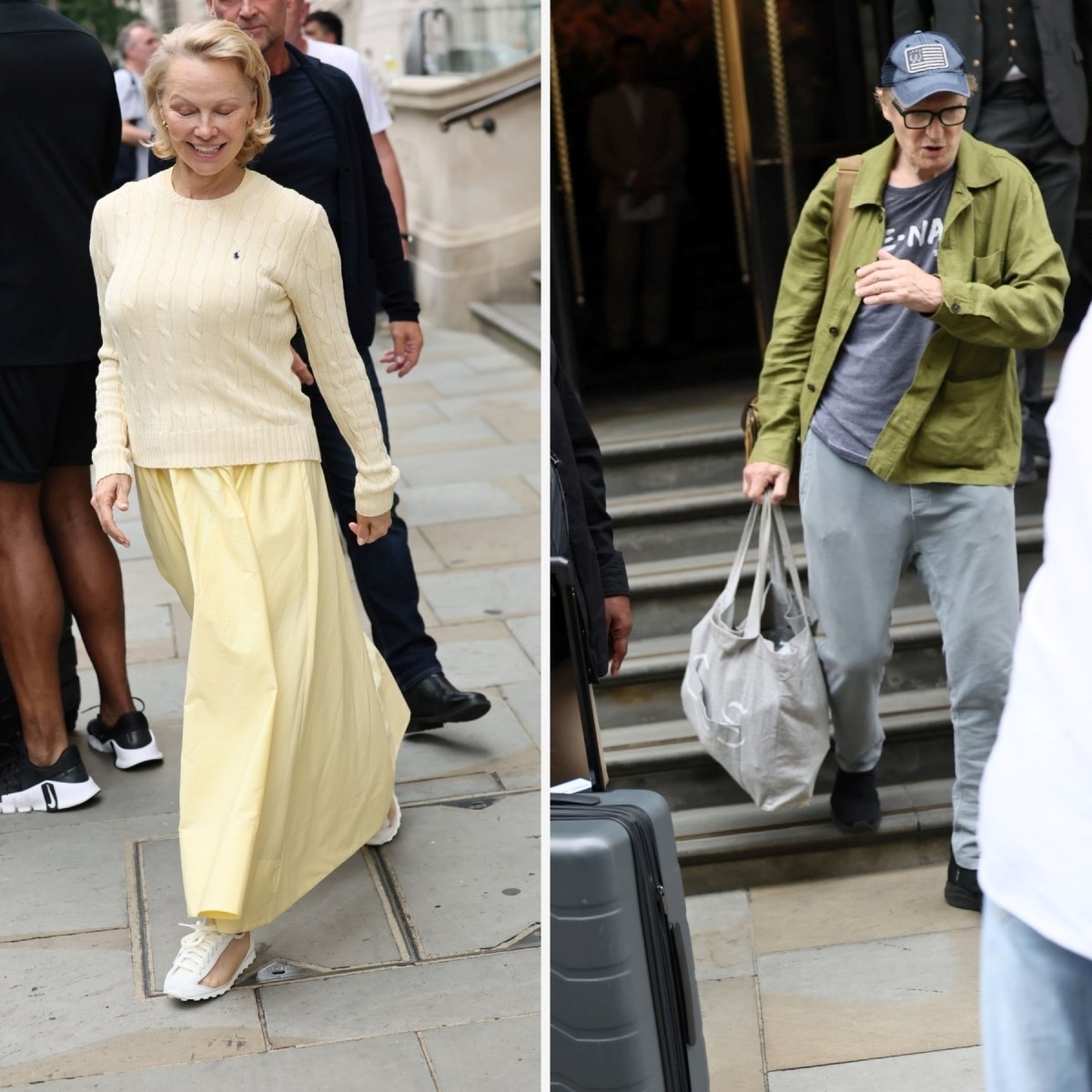 Liam Neeson i Pamela Anderson snimljeni kako zajedno napuštaju hotel