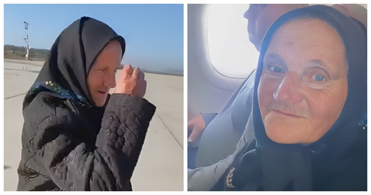 VIDEO Baka iz Srbije (80) prekrstila se pa prvi put sjela u avion, razlog je dirljiv