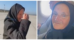 VIDEO Baka iz Srbije (80) prekrstila se pa prvi put sjela u avion, razlog je dirljiv