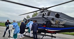 Trudnica iz sarajevske bolnice helikopterom hitno prebačena u Zagreb