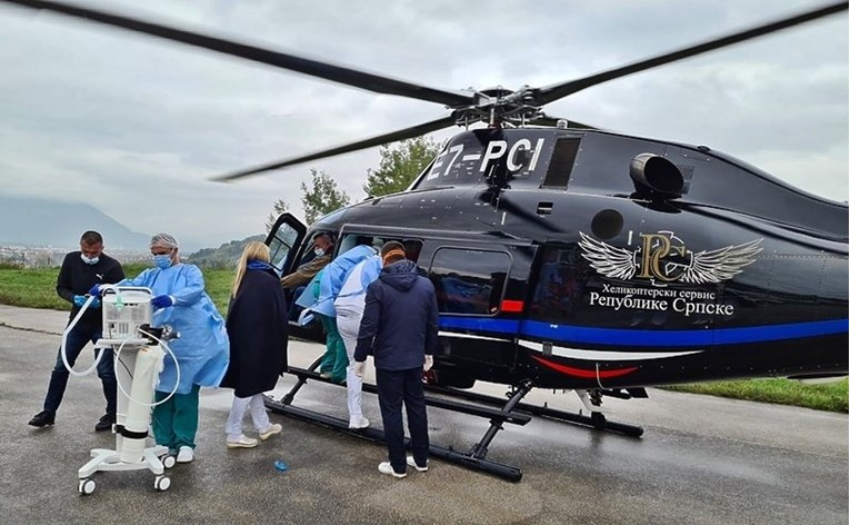Trudnica iz Sarajeva helikopterom prebačena u Zagreb. U Zaraznoj je na intenzivnoj