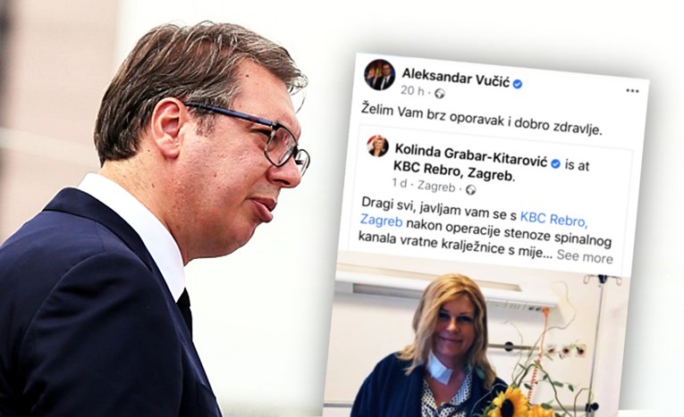Vučić na Fejsu podijelio Kolindinu sliku nakon operacije, poslao joj poruku