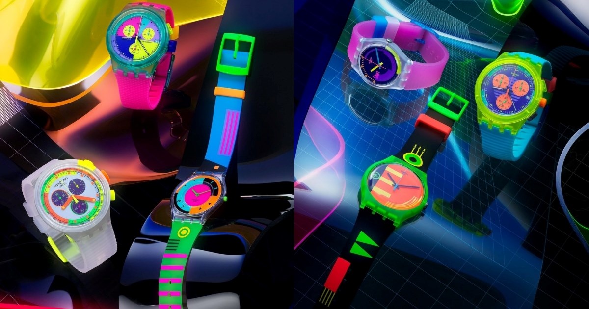 Swatch se vraća u duh 80-ih i 90-ih kroz šest novih modela satova