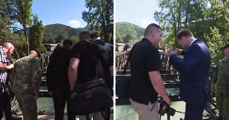 Snimatelj MORH-a pao s mosta, Banožić se prepao: Samo je odjednom propao...