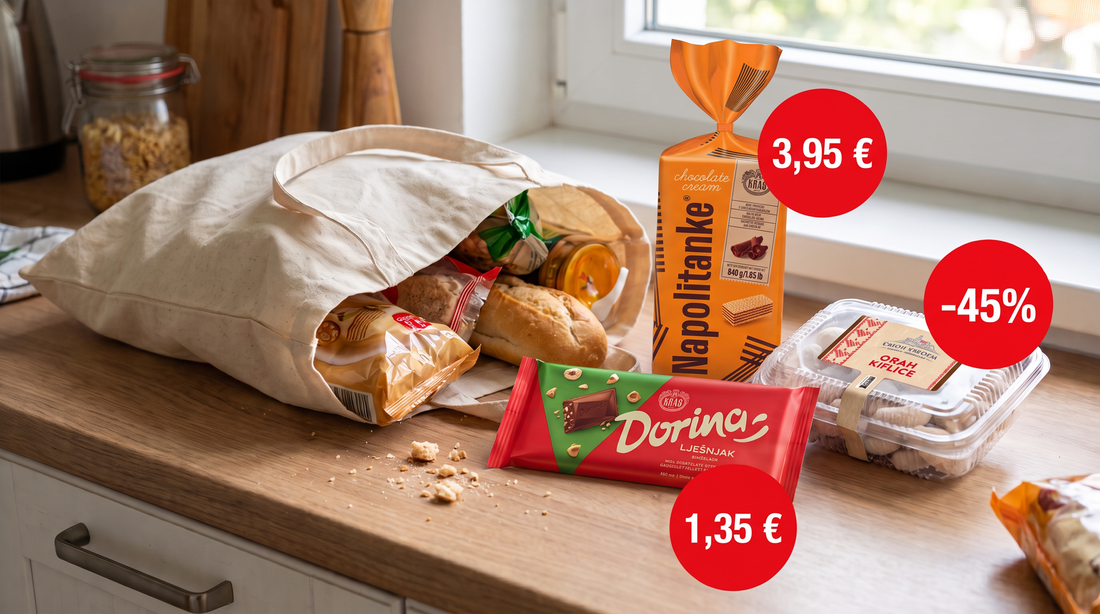 Najbolje cijene danas: Kraš napolitanke već od 3,95 eura