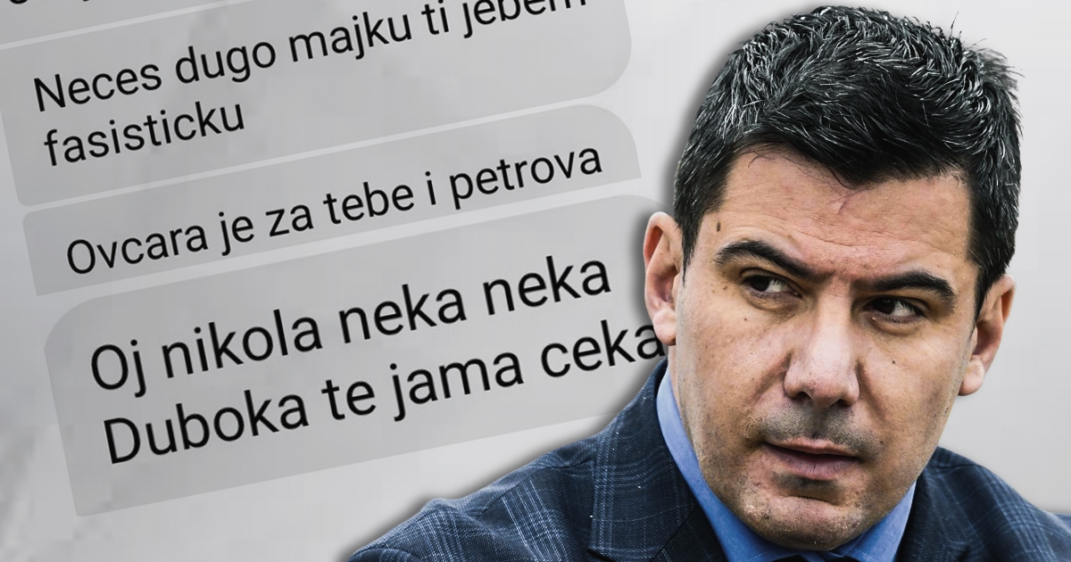 Grmoja se već četvrti dan žali da prima prijetnje. Još ih nije prijavio policiji
