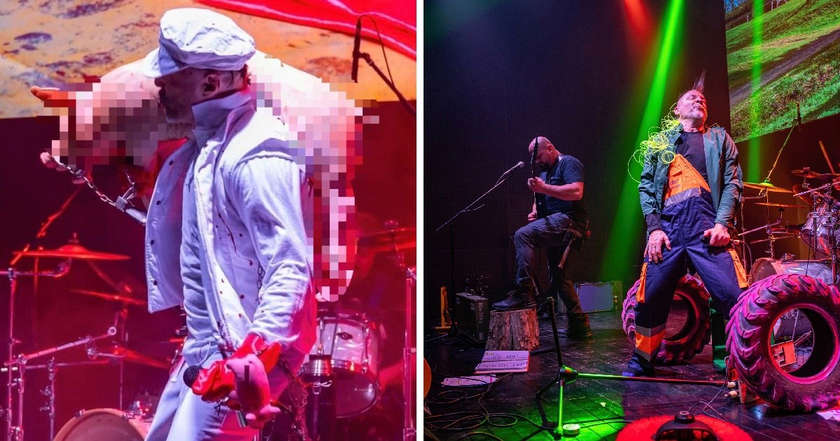 "To je performans": Zagorski bend u Zaboku na pozornicu donio uginulu svinju