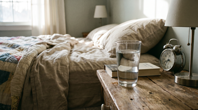 Što se događa s vodom u čaši preko noći?