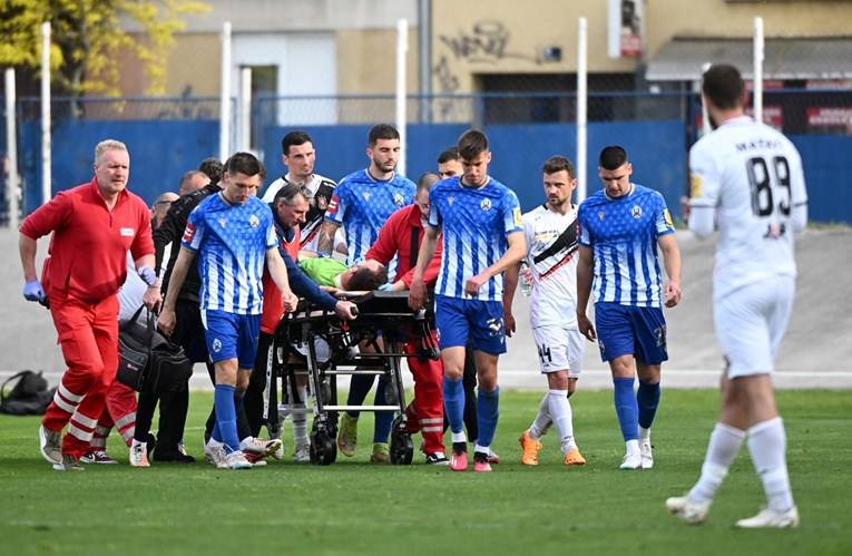 Golman Gorice žestoko nokautiran. Nekoliko minuta ležao je bez svijesti