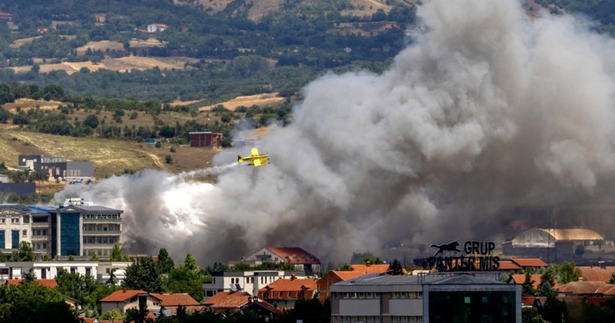 FOTO Čak 21 požar bukti u Sjevernoj Makedoniji