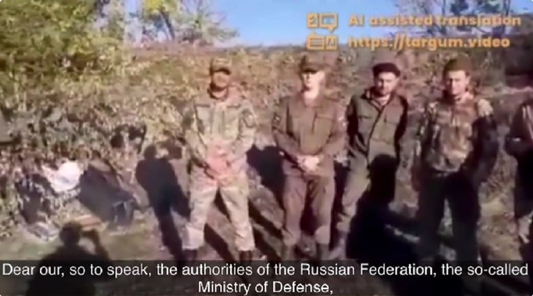 VIDEO Mobilizirani ruski vojnici: "Nemamo pojma gdje smo, rovove kopamo rukama"