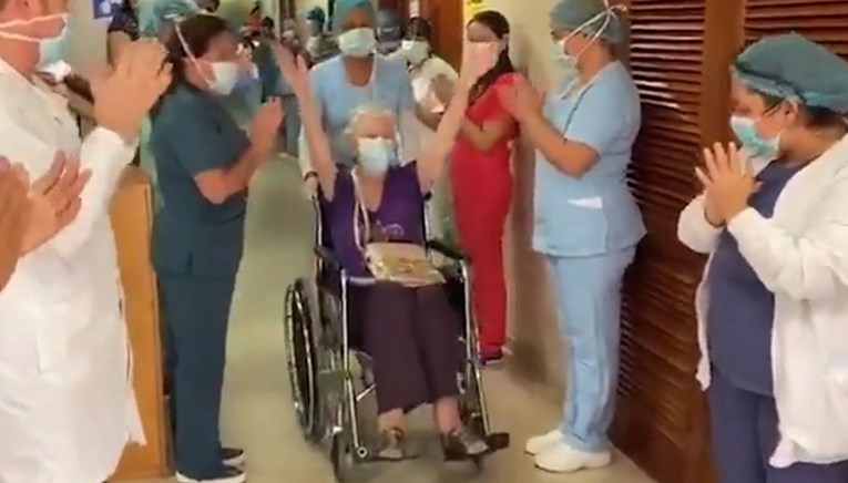 Evo kako su iz bolnice ispratili 85-godišnjakinju koje se oporavila od koronavirusa