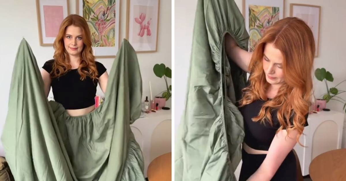 Influencerica pokazala kako složiti plahtu s gumicom, ljudi pišu da je vještica 😆