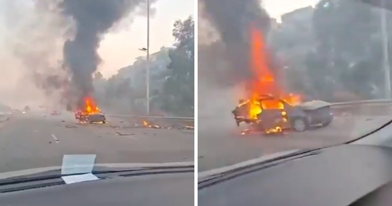 VIDEO Novi izraelski napad u Libanonu, dron pogodio auto