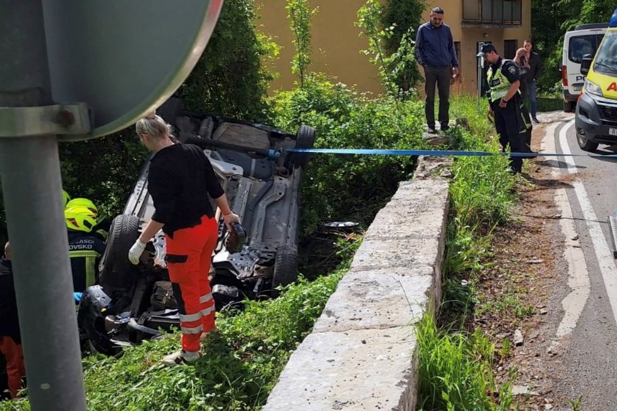 FOTO Puntom u Vrbovskom sletio u provaliju