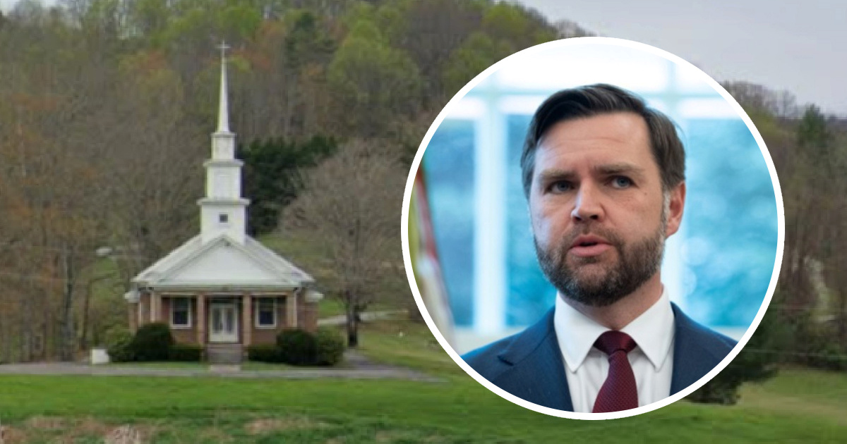 Knjiga JD Vancea o katoličkoj vjeri na naslovnici ima metodističku crkvu