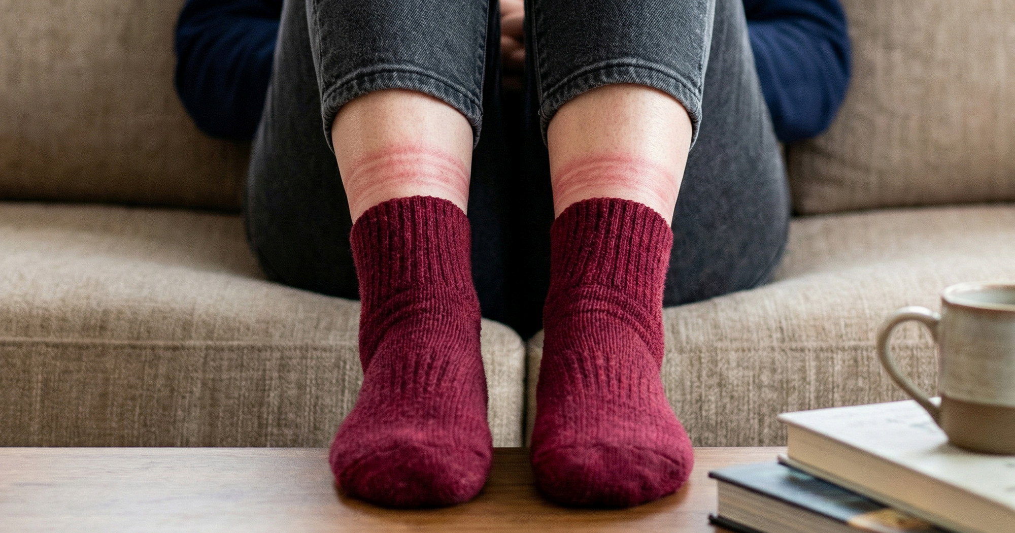 Što tragovi od čarapa na nogama mogu otkriti o vašem zdravlju?
