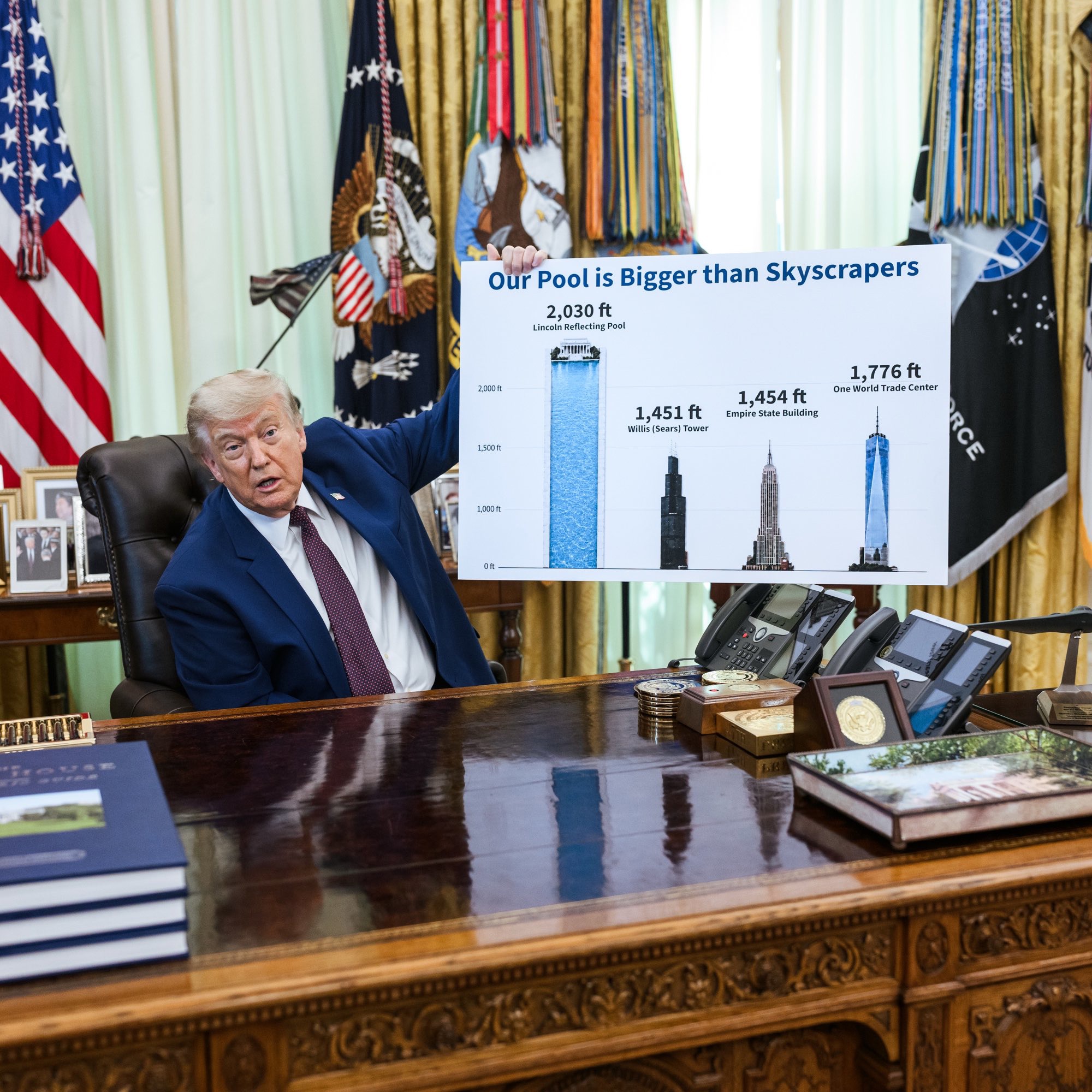 FOTO Pogledajte grafiku kojom je Trump mahao na presici