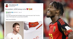 FIFA zabranila Belgijcima "ljubav" na dresu. Belgijski junak joj poslao provokaciju