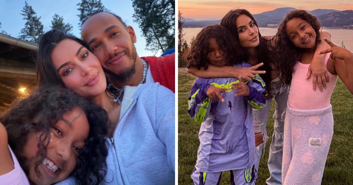 Kim Kardashian i Lewis Hamilton uživali na obiteljskom odmoru s njezinom djecom