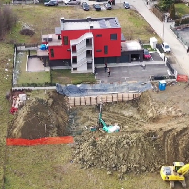 VIDEO Veliko klizište u Zagrebu, objavljena snimka iz zraka: "Nagnula se zgrada"