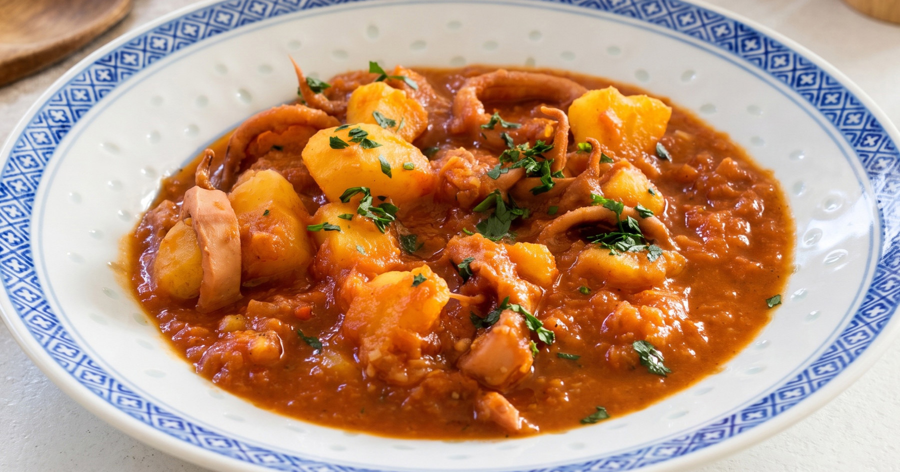Gulaš s lignjama i krumpirom savršen je ljetni ručak, donosimo recept za 4 osobe
