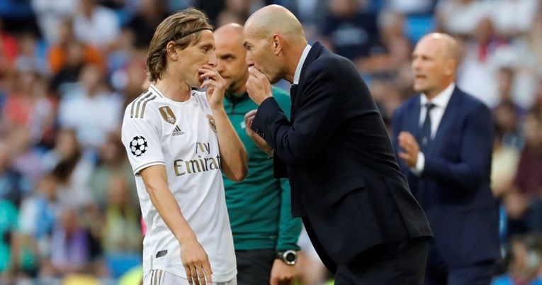 Zidane: Modrićev nogomet me tjera da ustanem sa stolca