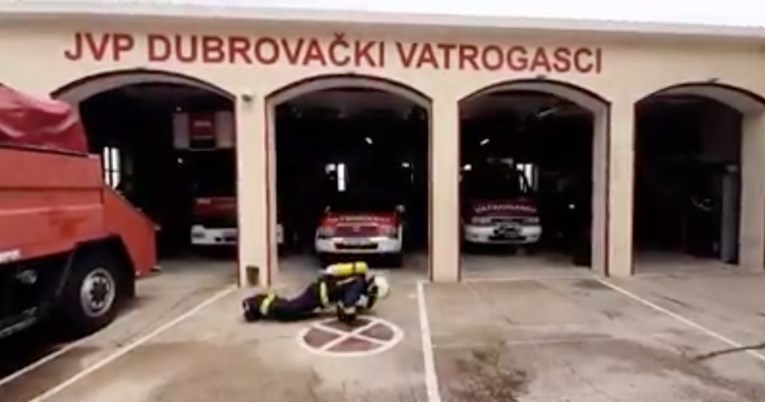 VIDEO Dubrovački vatrogasci prihvatili izazov i zapalili internet burpeejima
