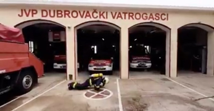 VIDEO Dubrovački vatrogasci prihvatili izazov i zapalili internet burpeejima