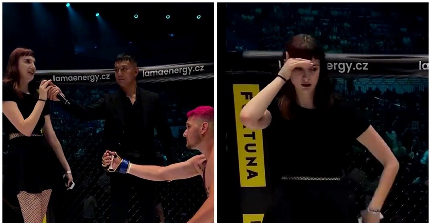 9 milijuna pregleda: MMA borac zaprosio djevojku pred 20.000 ljudi, ona ga odbila