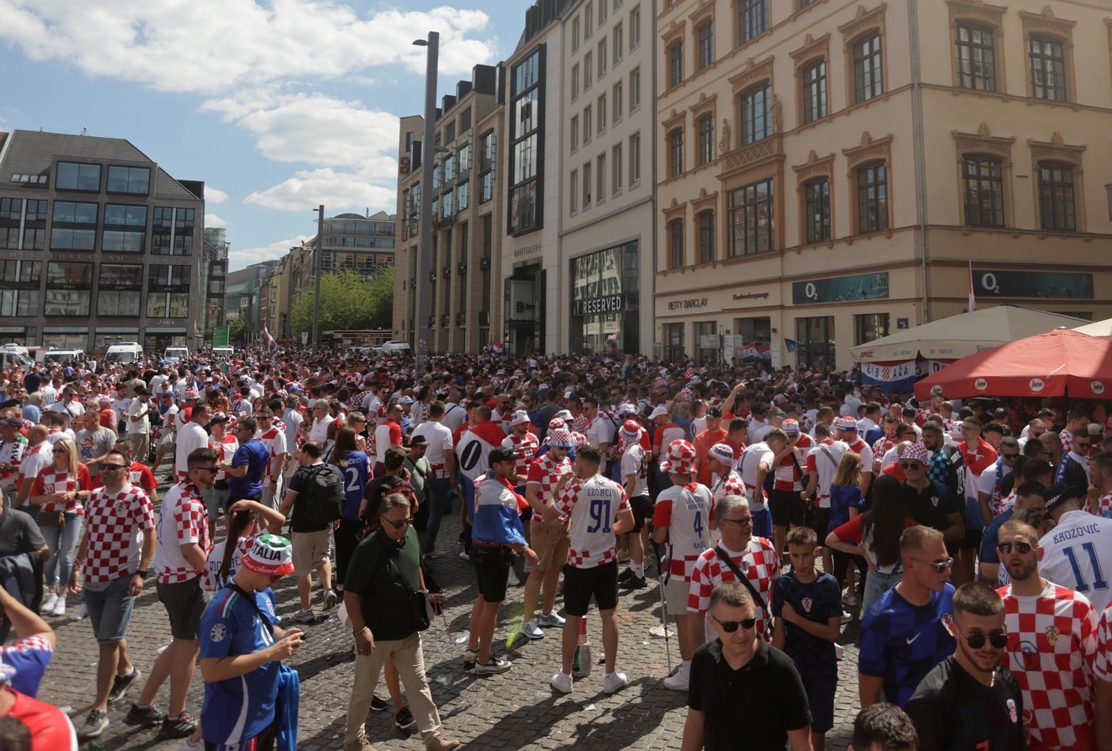 FOTO Ovako izgleda centar Leipziga nekoliko sati prije utakmice