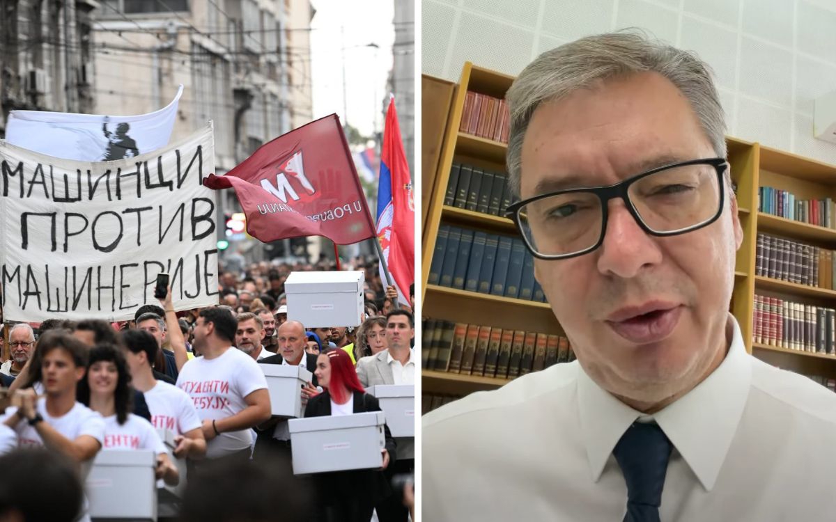Studenti uz tisuće ljudi predali potpise. Vučić ih napada: "Lista koje se svi stide"