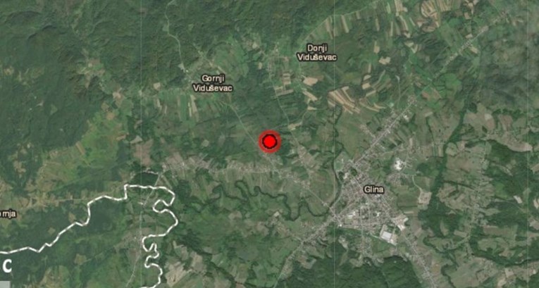 Potres kod Gline magnitude 3.2 po Richteru