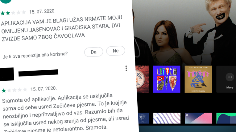 Hrvati zasuli Spotify suludim komentarima: "Američka imperijalistička govna"