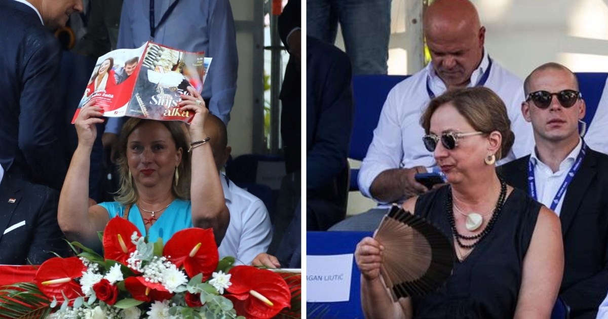 Sonja Jandroković prošle se nedjelje pokrivala novinama, danas maše lepezom