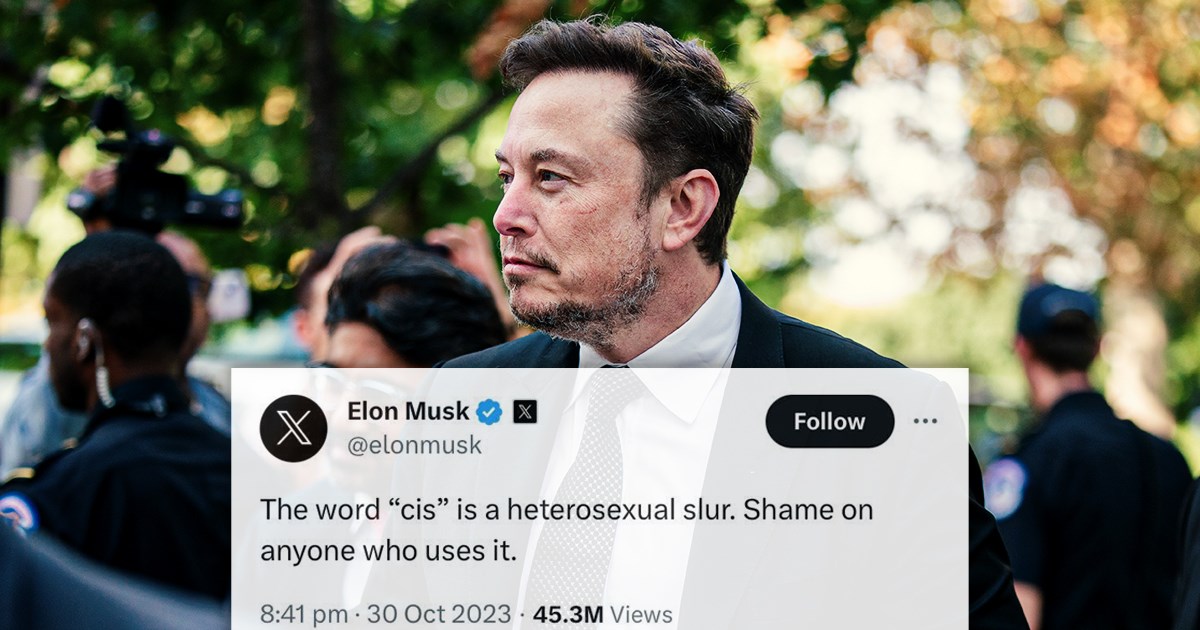 Elon Musk: Riječ cis je uvreda heteroseksualcima, sram bilo one koji je koriste
