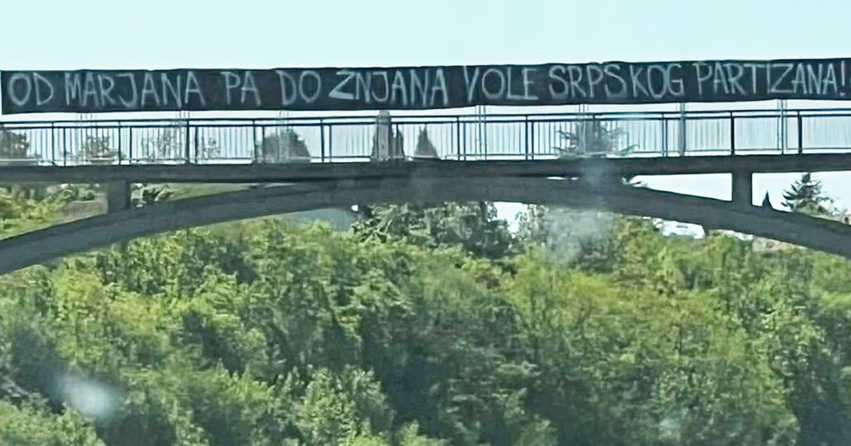 Pogledajte poruku koju je Armada istaknula Torcidi na ulazu u grad uoči derbija