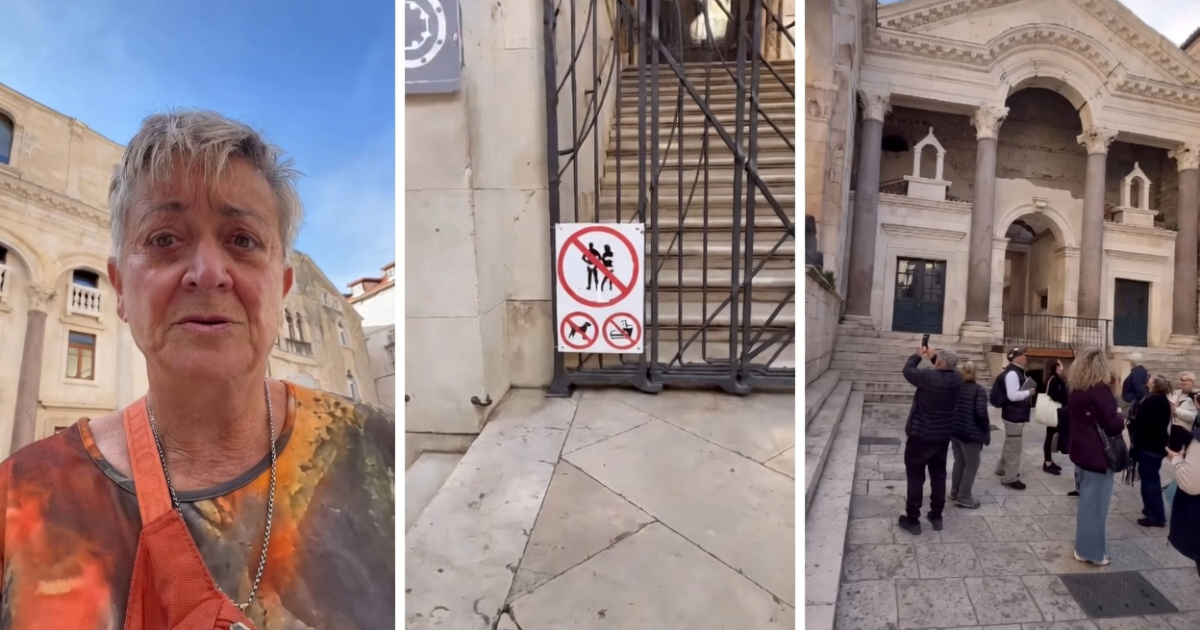 Turistkinja u Splitu čudila se znaku ispred katedrale: "Zašto ne mogu ući u bikiniju?"