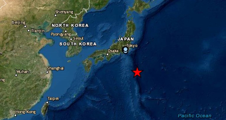 Potres kod Japana magnitude 6.4
