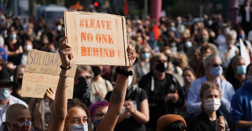Tisuće prosvjednika u Berlinu od EU tražile da se pobrine o migrantima iz Morije