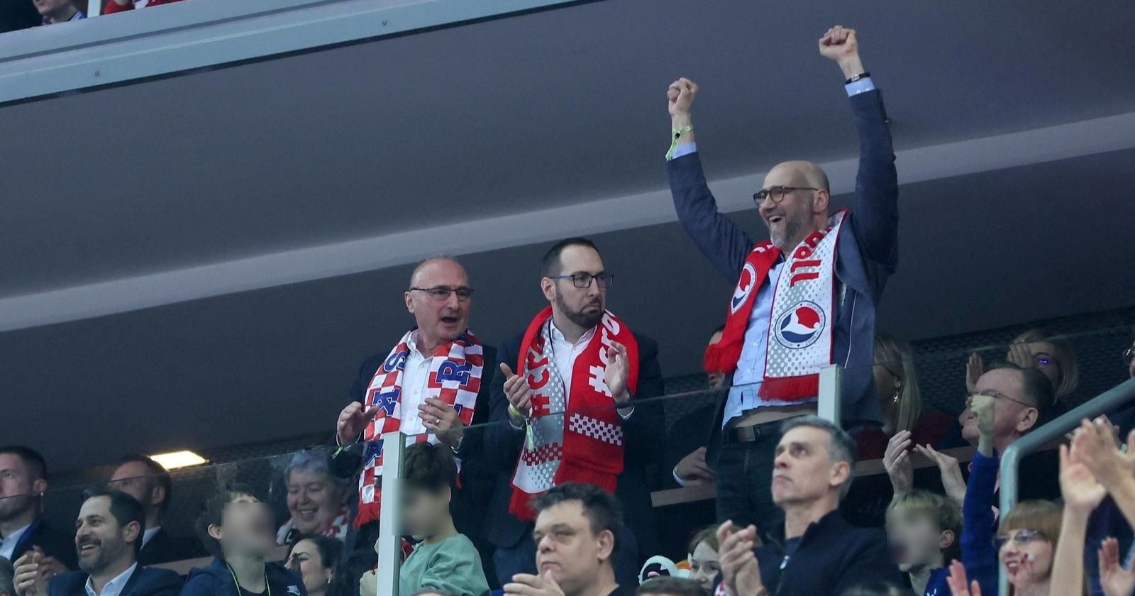 Tomašević, Plenković i Grlić Radman pratili utakmicu u Areni