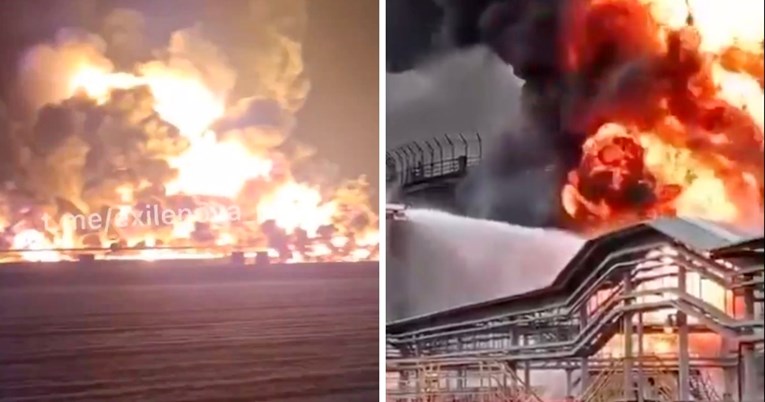 Velika eksplozija u skladištu nafte u Rusiji, požar pokušalo ugasiti 450 vatrogasaca