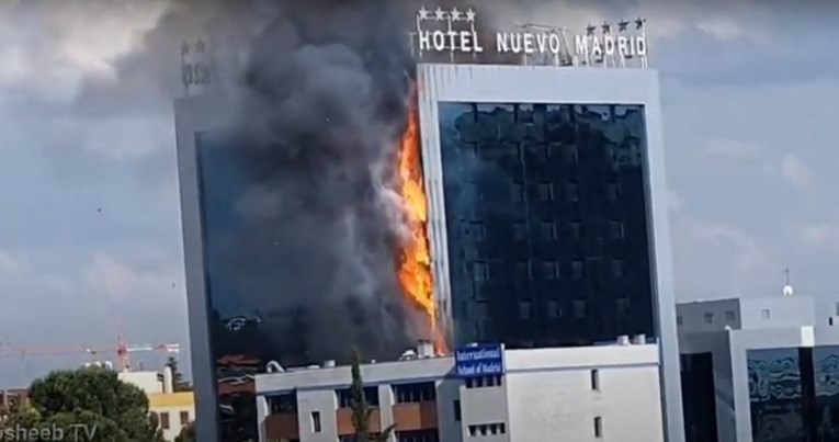 VIDEO U hotelu u Madridu izbio požar, evakuirano 200 ljudi
