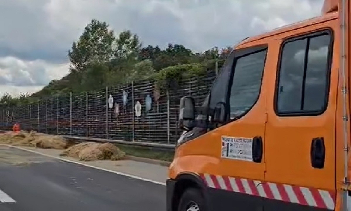 VIDEO Rasulo se sijeno po autocesti A1, stvorila se velika kolona