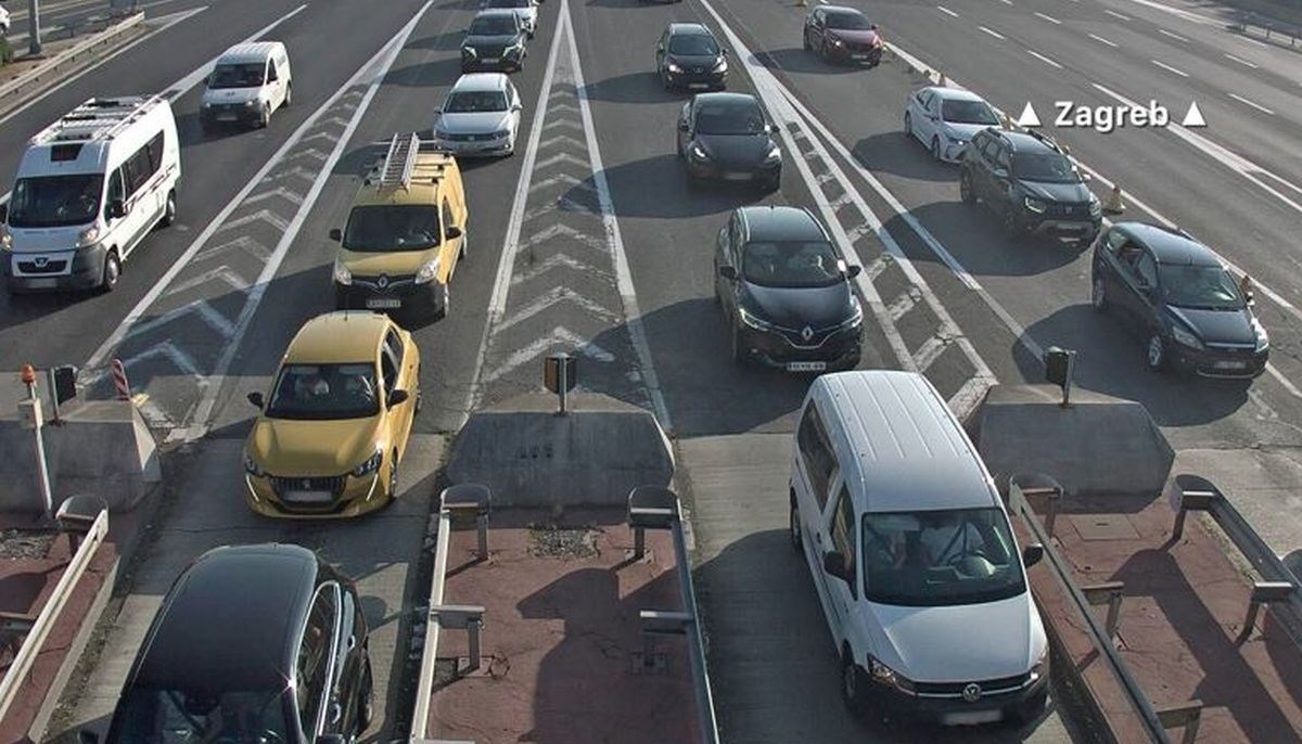 Srna na A5, gužva na gradskim cestama